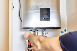 A water heater inspection